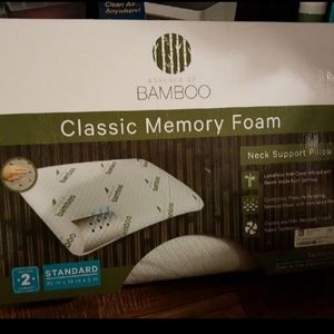 Essence Of Bamboo Memory Foam Pillow New